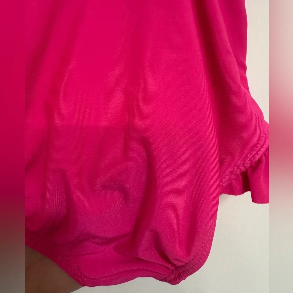 Wonder Nation Kids Swim One Piece - Bright Pink 2t